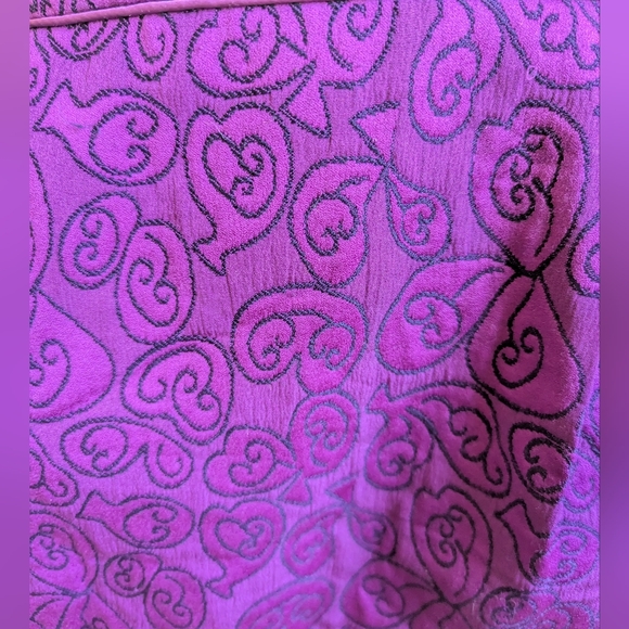 Anthropologie HD in Paris Purple Brocade Mini Skirt - Picture 4 of 7